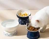 Japanese Style Cat Bowl Ceramic Double Bowl Anti Knock Food Bowl Dog Bowl Cat Drinking Bowl Automatic Drinking Pet Supplies 4