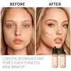 Professional Face Foundation Cream Full Concealer Makeup Cosmetics Waterproof Lasting Base Brighten Whitening Cover Dark Circles 4
