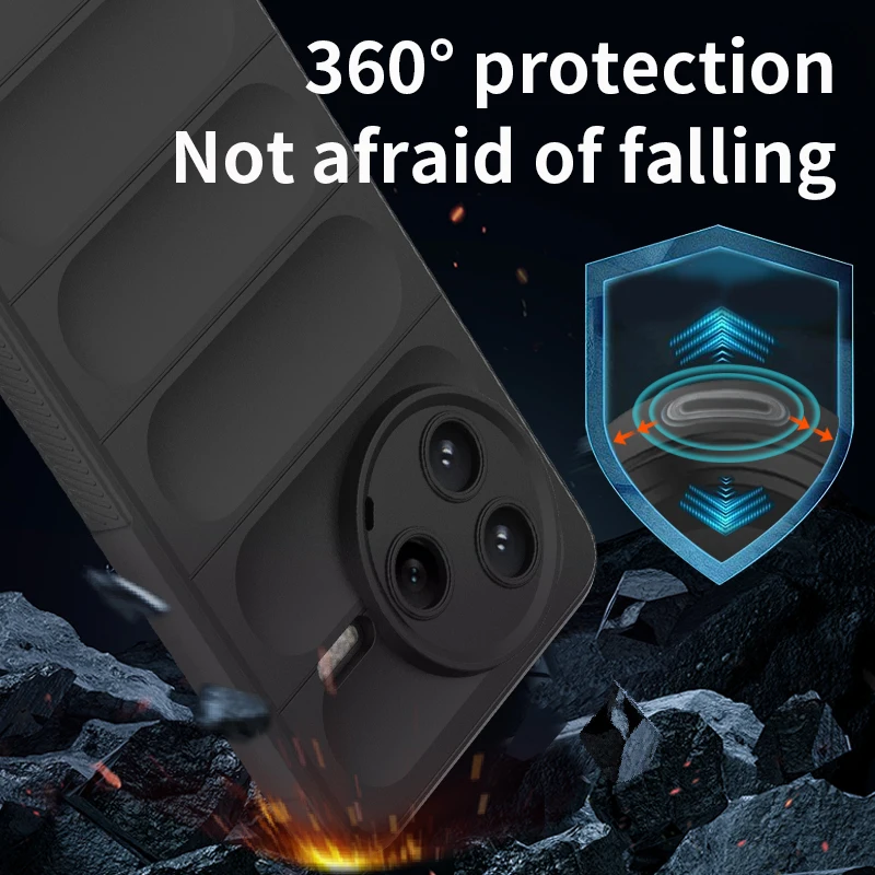 Flexible Silicone Shockproof Protective Cover - Skin Feeling Case