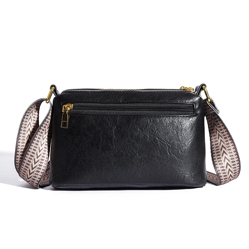100% Cow Leather High Quality Handbag Purse Women Bag Trend Luxury Designer Shoulder Crossbody Sac Ladies Branded Fashion Totes 3