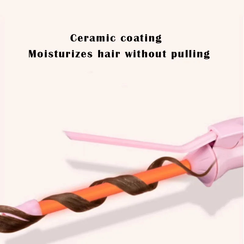 Professional 9mm electric curling iron Hair waver Pear Flower Cone Ceramic curling wand roller beauty Salon Hair Curlers