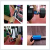 1 Pair Barbell Dumbbell Grips Thick Bar Handles Crossfit Silicone Anti-slip Pad Pull Up Weightlifting Kettlebells Fat Grip 6
