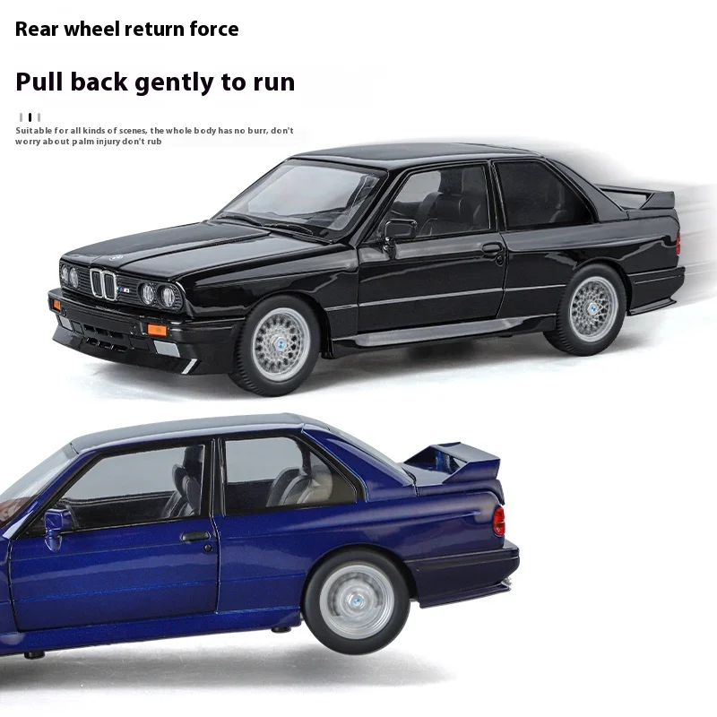 ミニカー BMW E30 M3 1/18 Genuine BMW E30 M3 Miniature 1:18 Scale Model Car - Red
