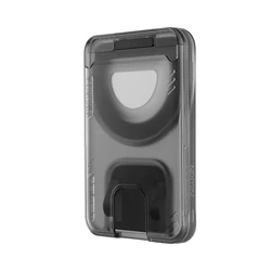 Eco - Friendly Magnetic Wallet Stand with NFC and Card Holder (Black)