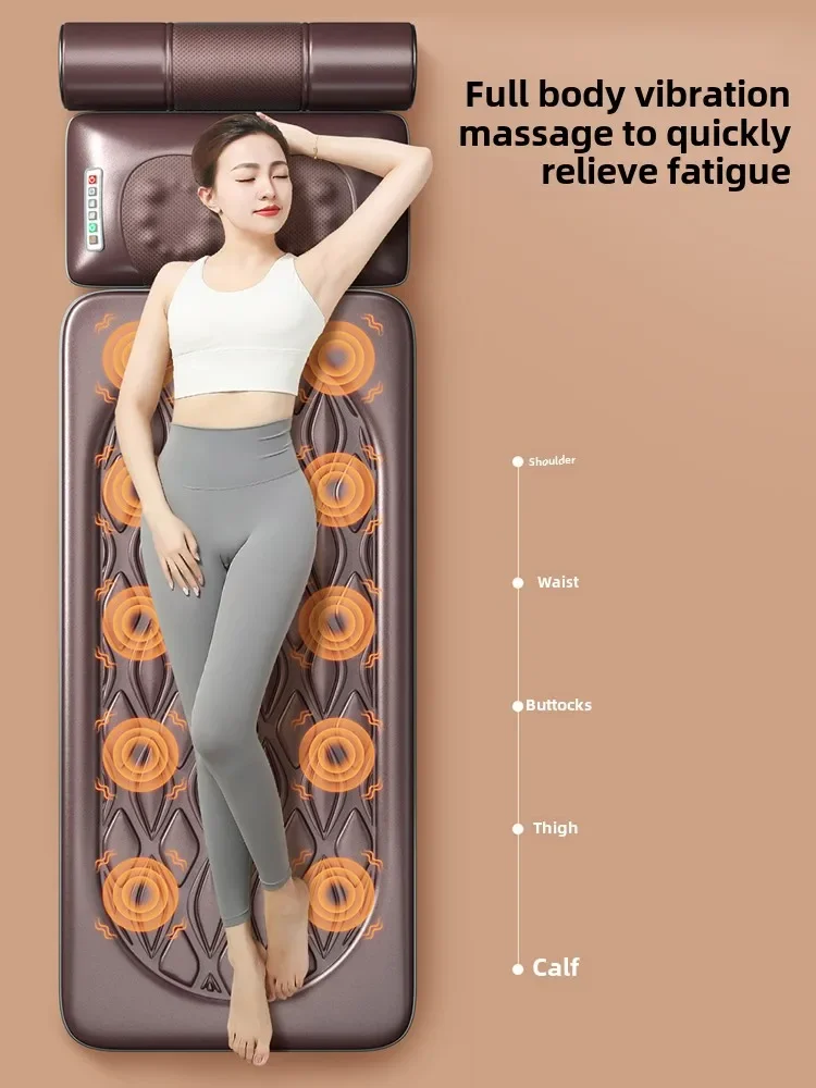 Massage Mat Household Full Body Automatic Kneading Top Waist Stretching Massage Chair Multifunctional Foldable Mattress 5
