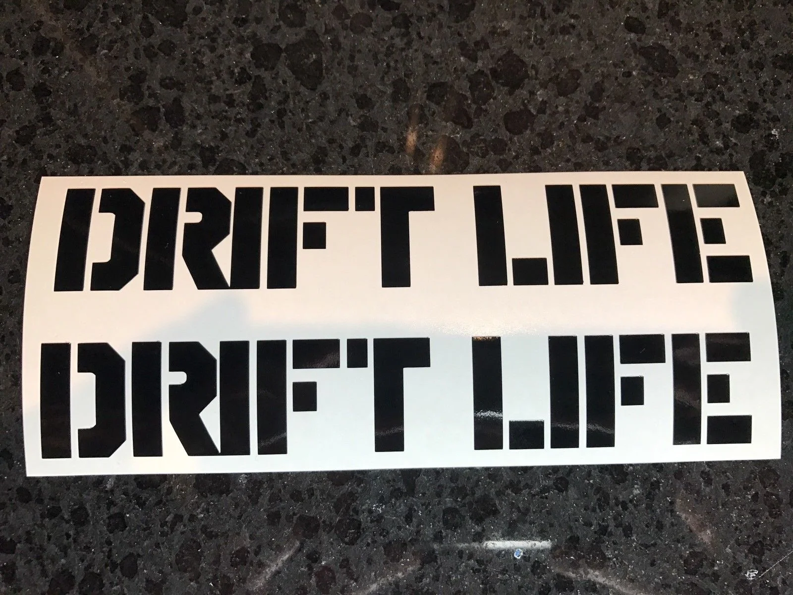 

For (2Pcs) X2 6" Drift Life Vinyl Decal Sticker 240sx S14 S13 E36