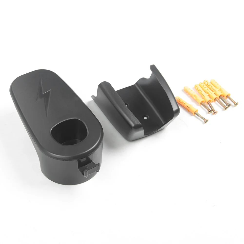 ABS Black Wall Mount Cable Organizer for Electric Vehicle Charging