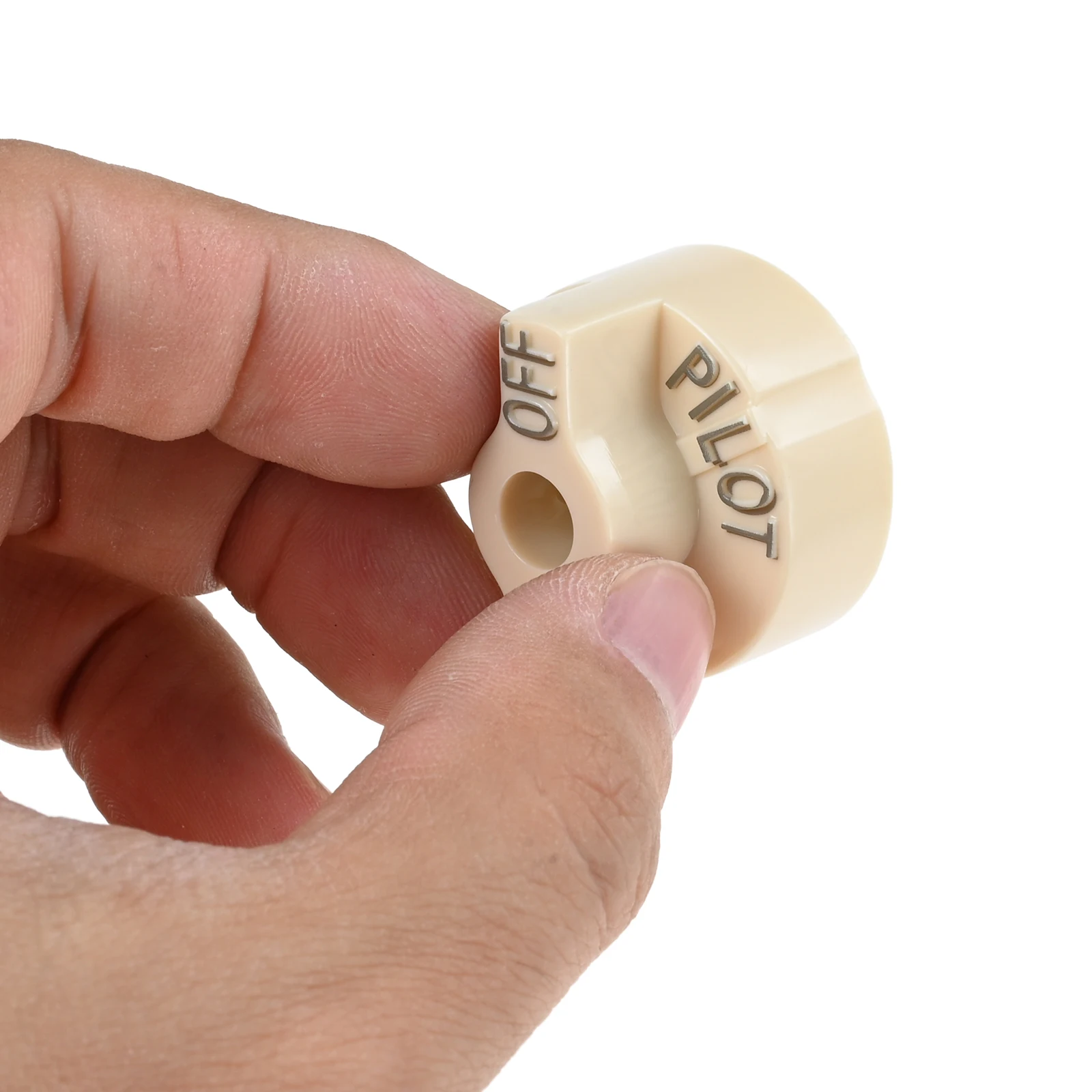 2 sets Control Valve Beige Pilot Dial Knob and 200-400&deg;F Thermostat Knob for Fryers Range Braising gas stove knobs