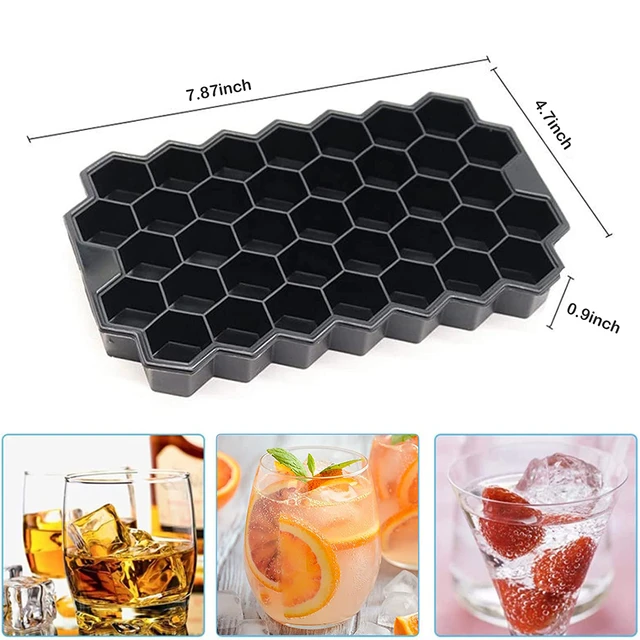 Large Ice Cube Molds-silicone Tray Makes 8, 2x2 Big Cubes-bpa