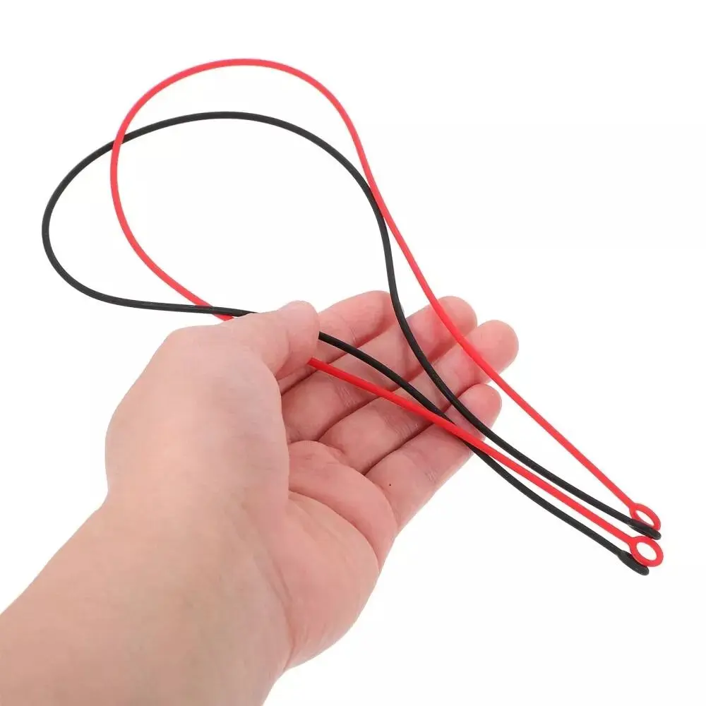 Silicone Earplug Lanyard Double ring Travel Earplugs Cord Silicone Loop Rope Outdoor Connector Cord 2Pcs