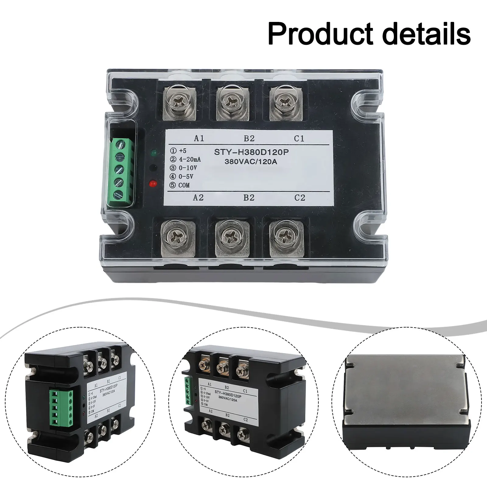 Industrielle Automatisierung AC-Spannungsregulierungsmodul Dreiphasiges AC-Modul Galvanisierte Grundplatte Schnelle Wärmeableitung – Detail 23