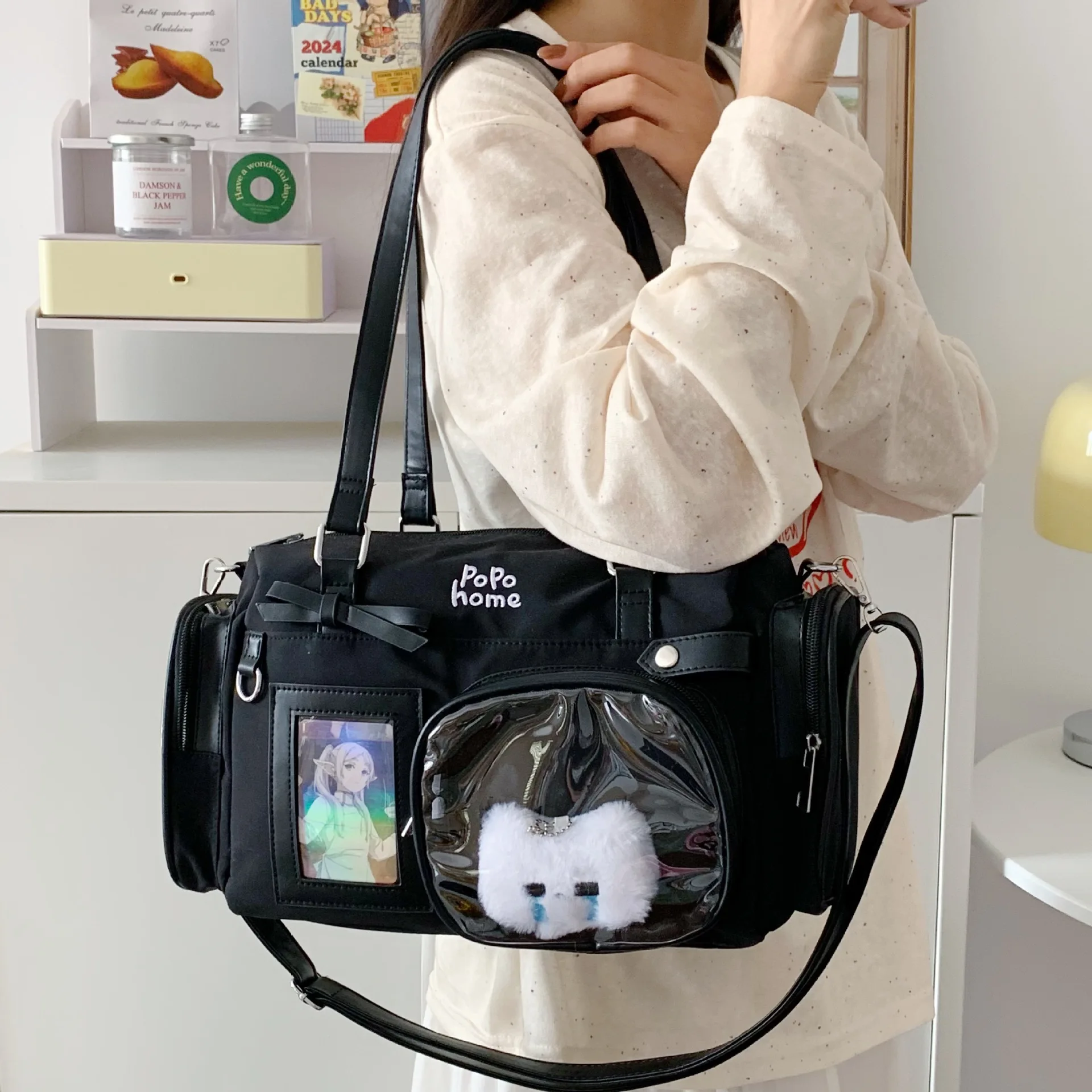 Kawaii Japanese Style Ribbon Tote Shoulder Ita Bag