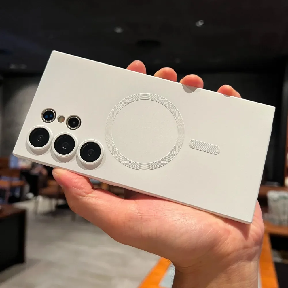 Magnetic Wireless Charger with Matte Bumper Case