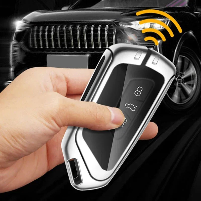 Premium Zinc Alloy Car Key Protection Cover