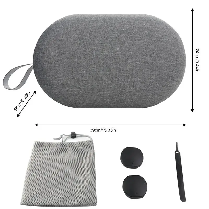 Storage Bag Set For PS VR2 EVA Hard Travel Protect Box Carrying Cover Protective Case Carrying Bag For PS VR2 Accessories