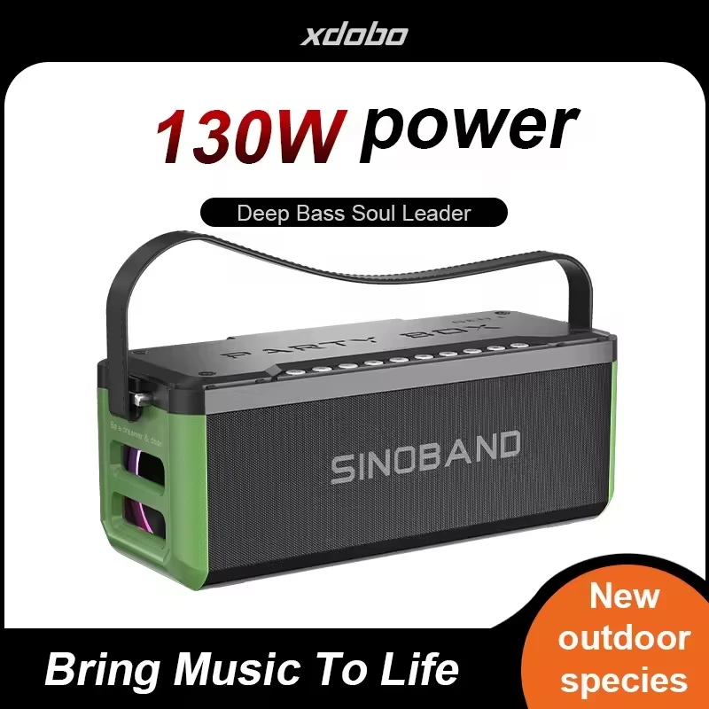 XDOBO partybox 1985 Hot selling portable outdoor party 130W wireless Blue tooth subwoofer speaker Home Theater Sound system