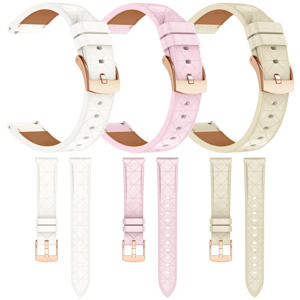 Premium 20mm Synthetic Leather Watch Strap - Universal Fit Bracelet