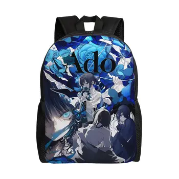 Ado Hibana World Tour Teenage Backpack Lightweight Student Business Anime Singer Daypack Laptop Computer Shoulder Bag 1