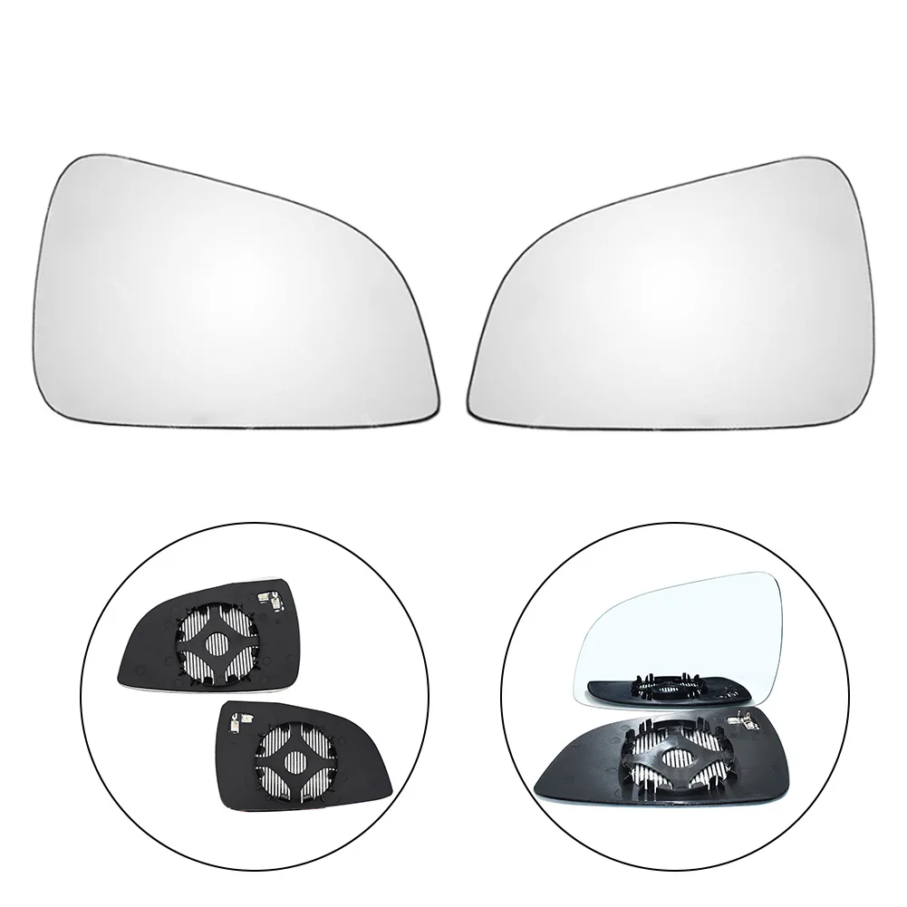 

1pc Left / Right Rearview Mirror Lens Glass With Heated Function Fits For Opel Astra H 2009-2011 #64287865(Right)/ 6428786(Left)