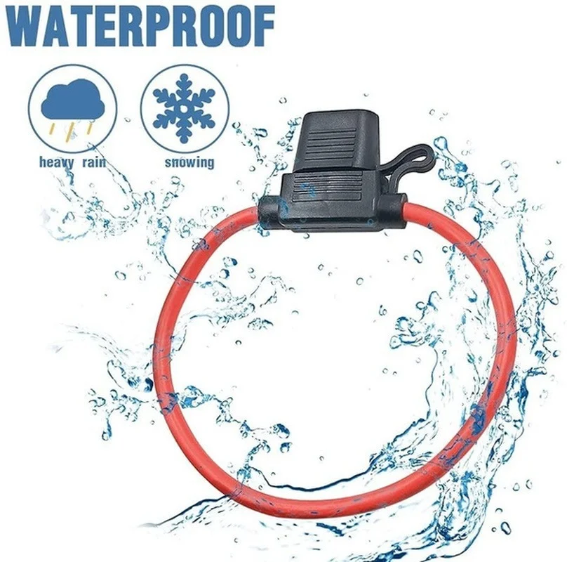 Fuse Holder 5pcs Car In Line Power Socket Mini Blade Type Waterproof Auto Accessories Replacement Parts 12V 30A