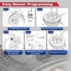 4pcs Autel 2IN1 MX-Sensor Dual Frequency 315MHz + 433MHz OE-Level Universal Programmable TPMS Sensors for Tire Pressure TS508WF 5