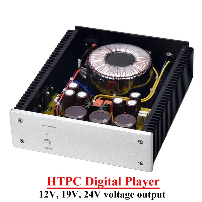 

High Power 12v 19v 24v Voltage Output Large Current Linear Power Supply for 200w HTPC Digital Player