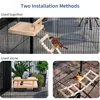 Bird Toy Hamster Toy Little Pet Springboard Combination Toy Parrot Climbing Ladder Springboard Ladder Swing Parrot Toys 5