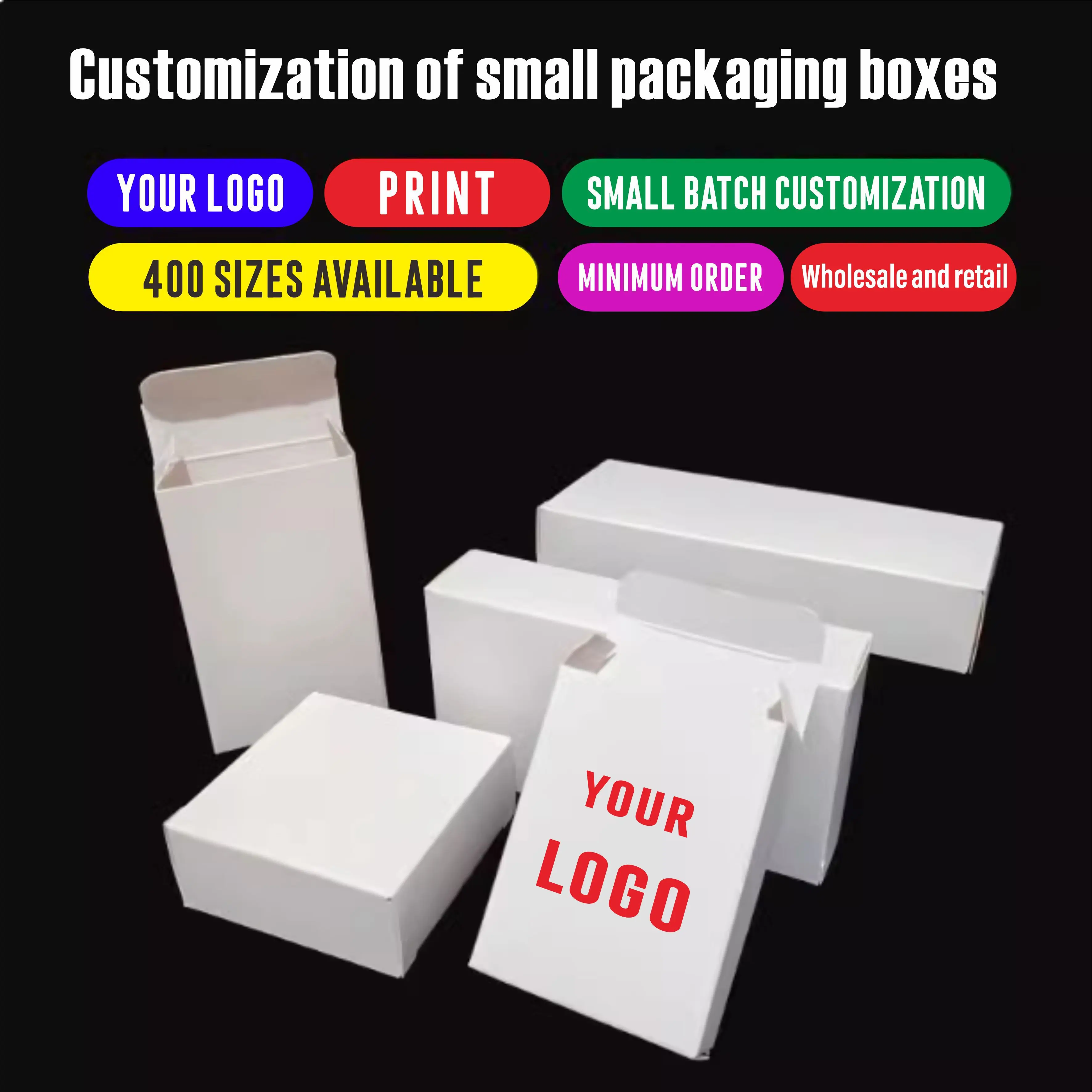 Customized packaging box, cosmetic box design, small batch ...