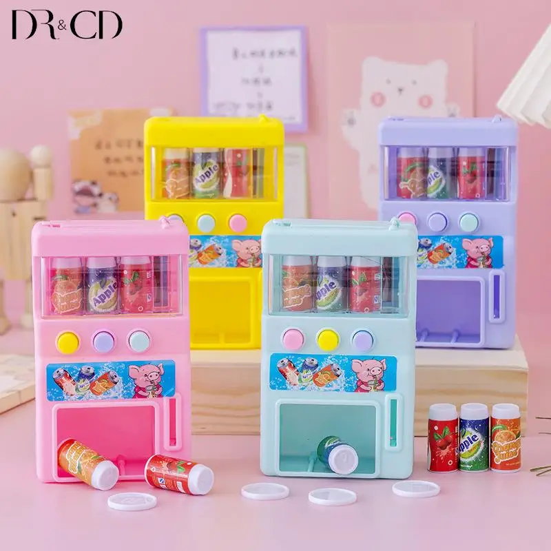 1PC Dollhouse Miniature Toys Mini Beverage Candy Vending Machine Mini