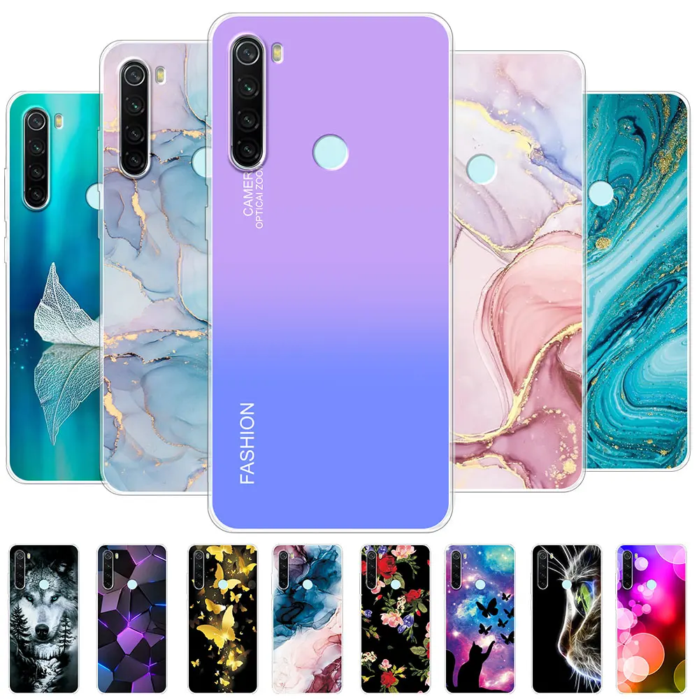Per Xiaomi Redmi Note 8 Custodia Redmi Note 8T 8T Custodia Trasparente In Marmo Carino Per Redmi Note 8 Pro Borse Paraurti In Silicone Trasparente Per