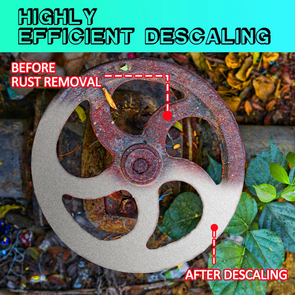 Car Rust Inhibitor Wheel Hub Clean Surface Corrosion Debris Wheel Hub Screw Derusting Auto Wheel Hub Cleaner Steel Cleaning Tool tire rim cleaning tool iron remover wheel iron remover