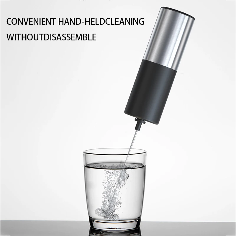 Portable Mini Electric Milk Frother Foamer Coffee Foam Egg Beater Cappuccino Stirrer Food Blender Kitchen with Stand Whisk Tools