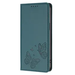 Elegant 3D Butterfly Magnetic Leather Flip Phone Case for OPPO Reno 12 5G (G)