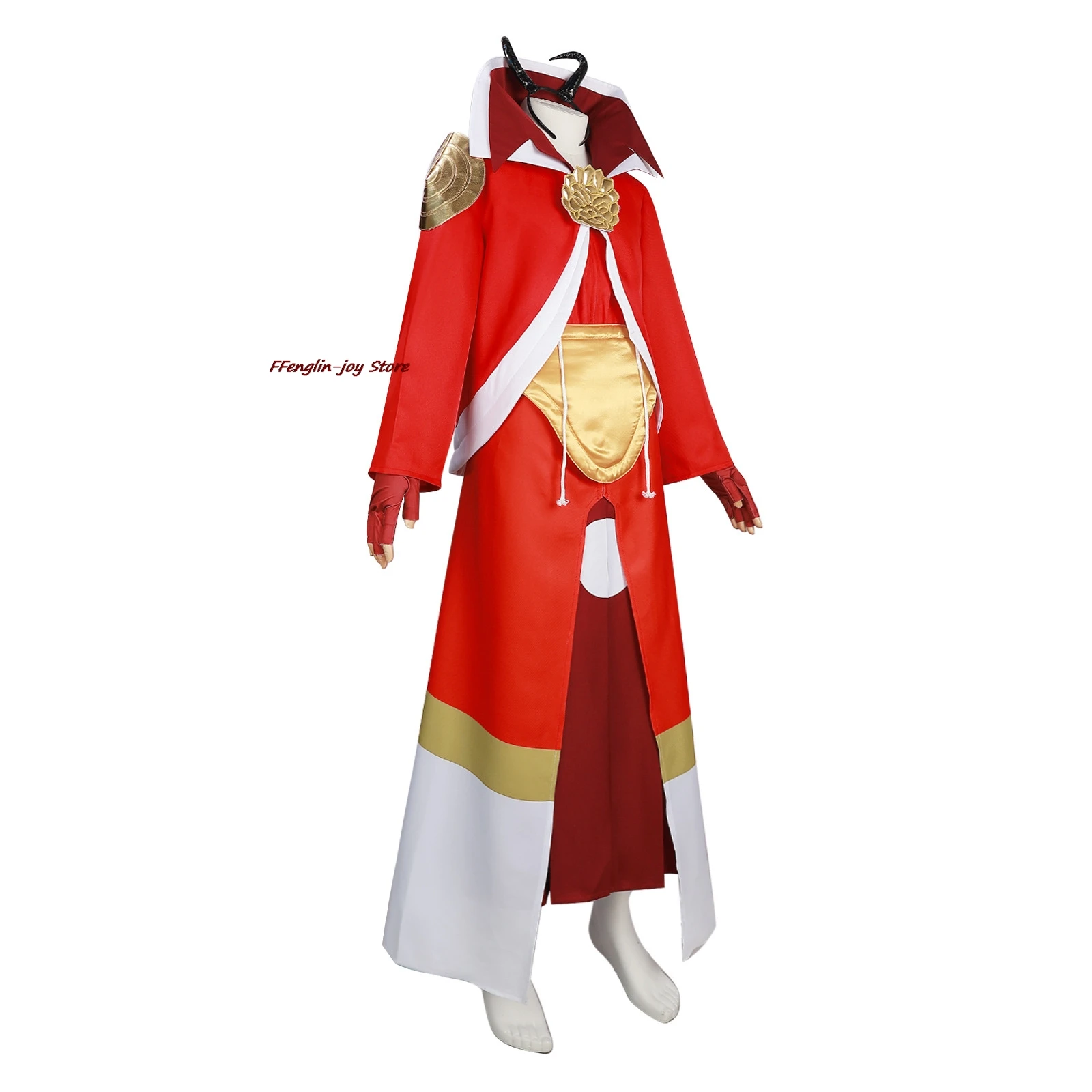 

Benimaru Cosplay Anime That Time I Got Reincarnated as a Slime Costume Red Uniform Cloak Role Play Clothing Halloween Party