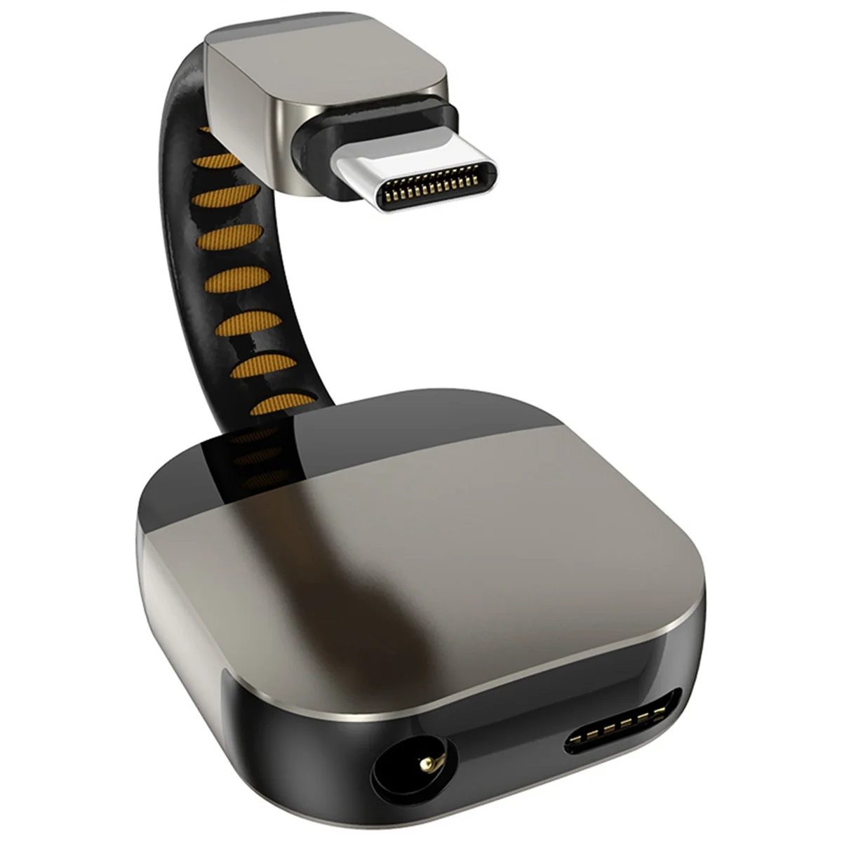 C타입-3.5mm 잭 헤드폰 어댑터, C타입 스플리터, 2-in-1 Hifi 오디오 충전 컨버터, C타입 스마트폰용
