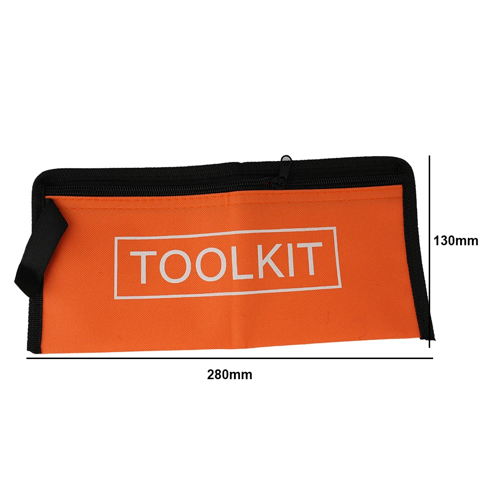 

1pc Hand Tool Bag Small Screws Nails Drill Bit Metal Parts Tools Bag Waterproof Oxford Cloth Canvas Instrument Case Organizer