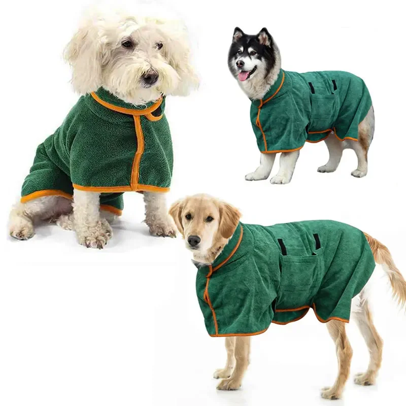 Pet Towel, Absorbent Pet Quick Dry Bath Towel, Dog Bathrobe