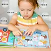 1pcs Children's Early Learning Enlightenment Quiet Book, Repeatedly Sticky Paper, Busy Book, Baby Puzzle, Science Teaching Toys 3