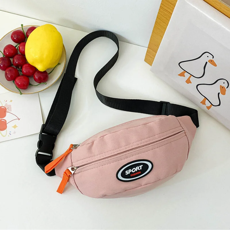 Cute Children Waist Bag High Quality Canvas Belt Bags Designer Crossbody Chest Bag Female Solid Fanny Pack Hip Purse S2975042e85d14328b946ea4d6a39d034d