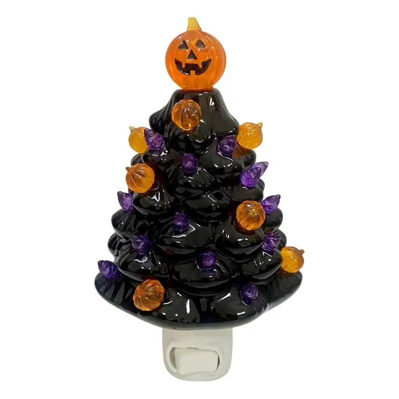 

Halloween Night Lights Plug Into Wall Black Christmas Tree Night Lights Plug Into Wall Ceramic Christmas Tree Night Light Plug