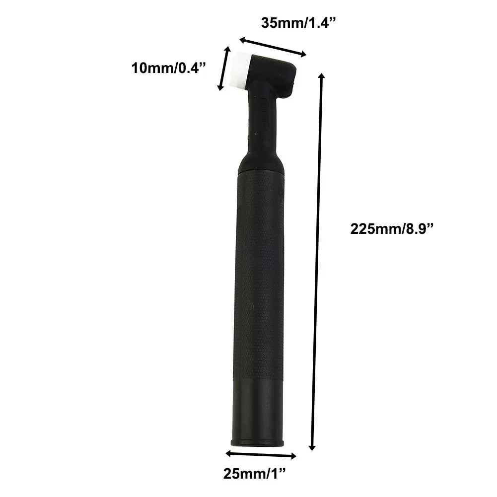 250A WP-26F SR-26F Tig Welding Torch Black Flexible Head Body Nozzle Gas Cooled Torch 26 Series Welding Accessories welding torch