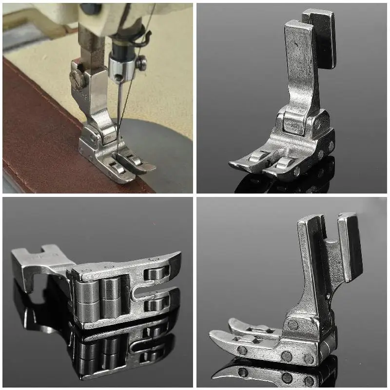 Othmro P36N - Piedino per macchina da cucire industriale, in acciaio, ideale per accessori di ricambio, colore bianco e argento, 1 pezzo 3 pezzi T36N acciaio e plastica giallo