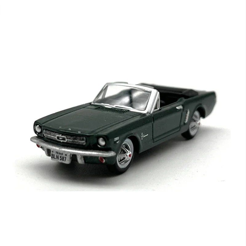 

1:87 Scale Diecast Alloy 1965 Ford Mustang Convertible Model Classic Nostalgia Adult Toy Collection Gift Souvenir Static Display