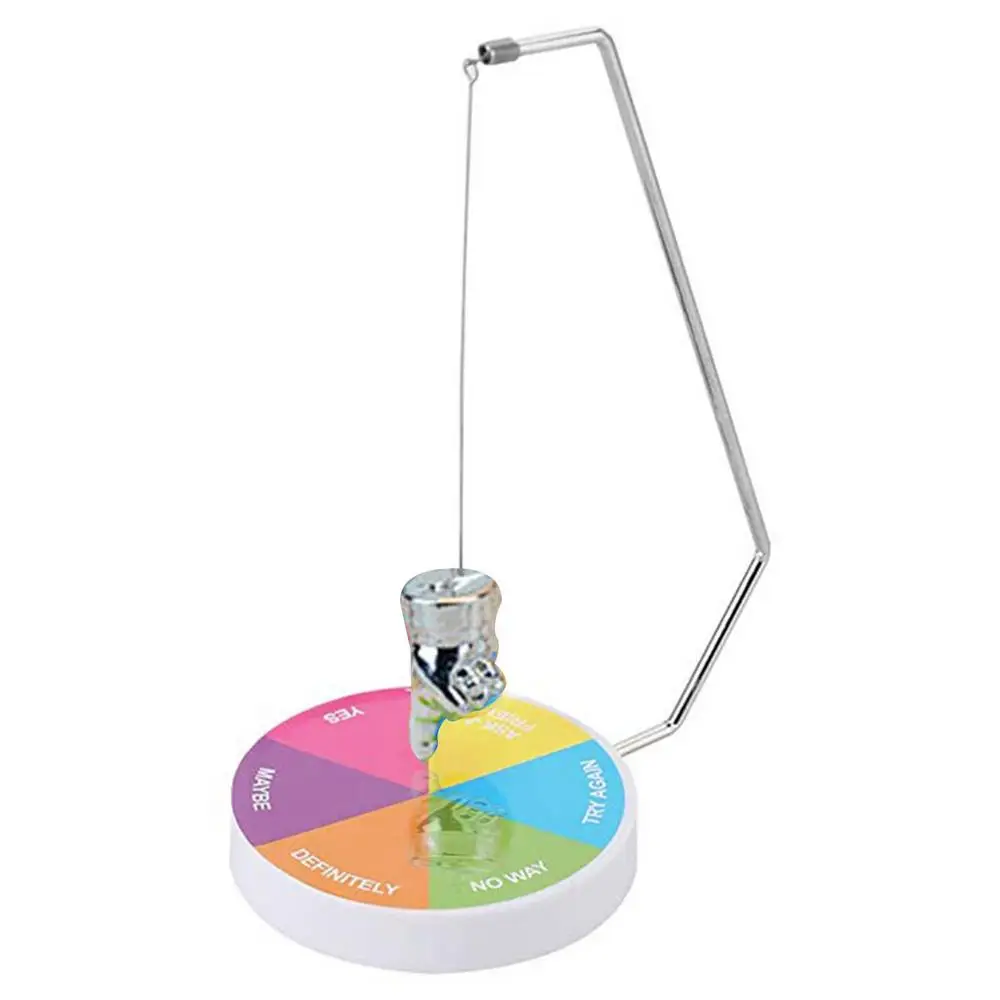 Pendolo Magnetico Decision Maker, Bastoncini Oscillanti in Legno Tavola del Pendolo Sì No Forse Innovativo Decision Maker Selector Altalena Decorazione della Scrivania da Ufficio