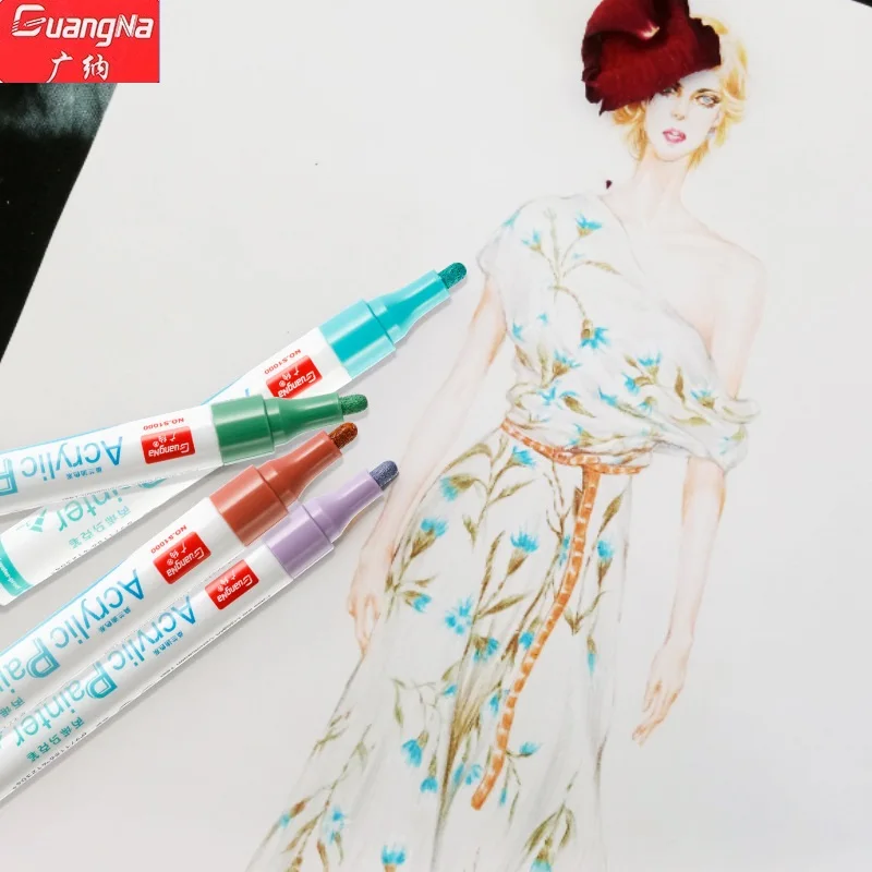 M&g Triangle Watercolor Pen 12/18/24/36/48 Color Graffiti Pen Art Mark  Drawing Color Sketch Color Pen Tcp92130 - Crayons/water-color Pens -  AliExpress