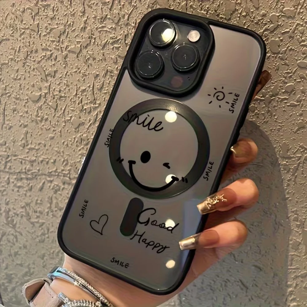 Smiley Face Anti-Drop Magsafe Phone Case