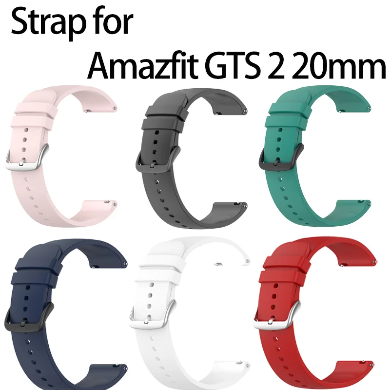 Premium 20mm Silicone Smart Watch Band - Versatile & Comfortable Fit