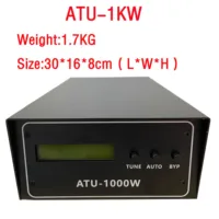 ATU-100 upgraded ATU-1000 ATU1000 ATU-1KW Automatic Antenna Tuner 7x7 (ATU-1000W by N7DDC) assemble with case 1