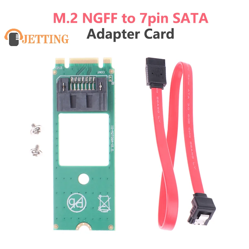 Адаптер M.2 NGFF на 7Pin SATA, конвертер SSD, адаптер, карта NGFF, инструмент обнаружения для SATA3 SATA2 SSD SATA протокол