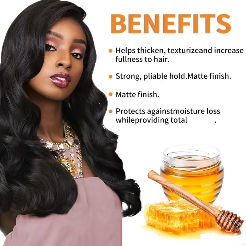 Hair Styling Gel Strong Hold Styling Gel Edges Control Hair Defining Fast Drying for Woman Man